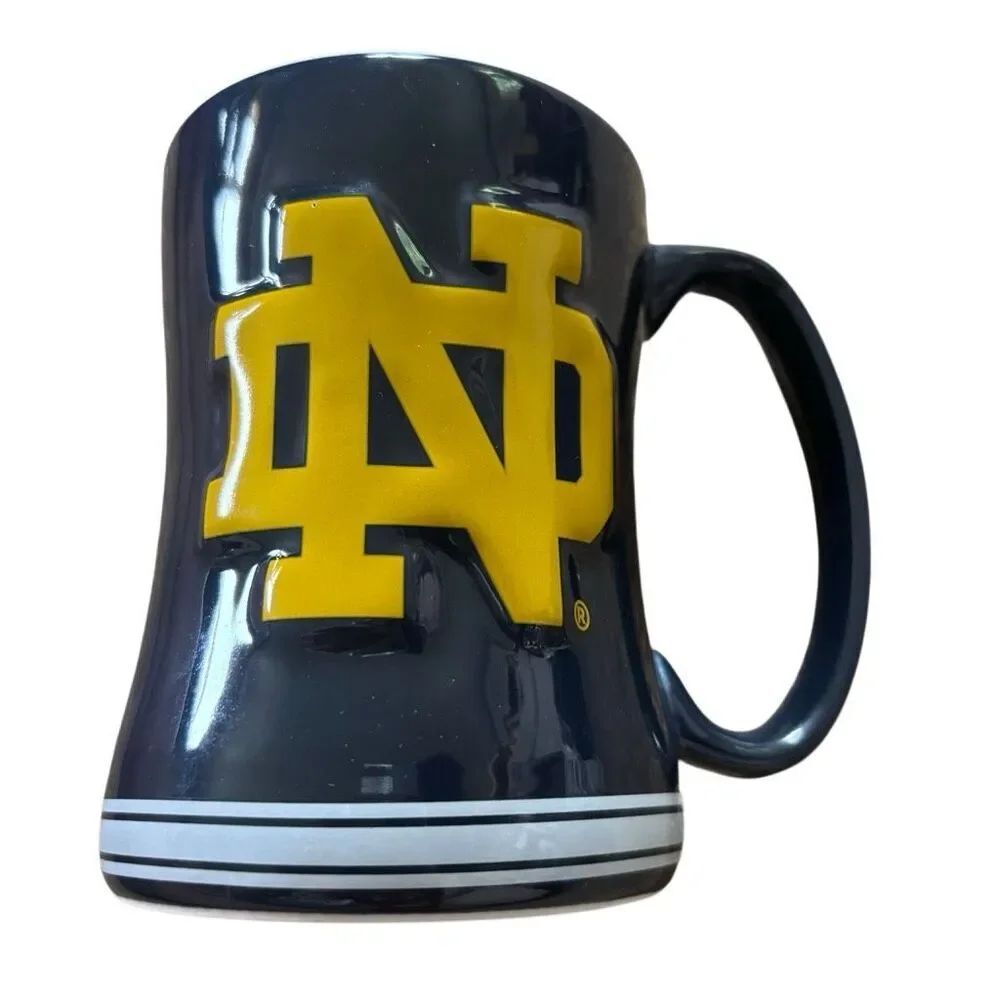 Notre Dame Fighting Irish 3D Logo Brands Coffee Mug